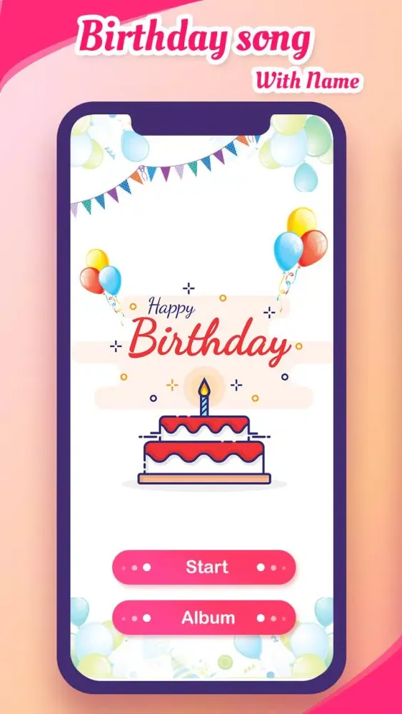 Tangkapan layar Birthday Song with Name: Birthday Songs Maker