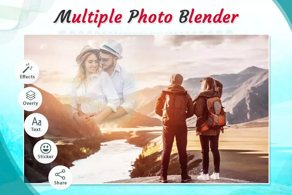 Скриншоты Multiple Photo Blenders – Double Exposure
