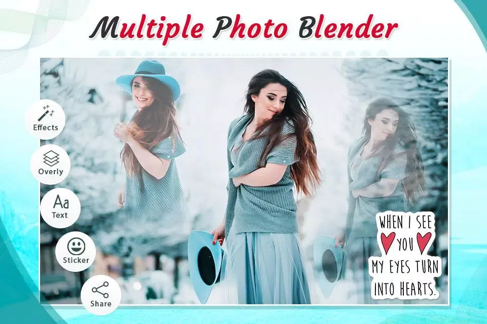 Скриншоты Multiple Photo Blenders – Double Exposure