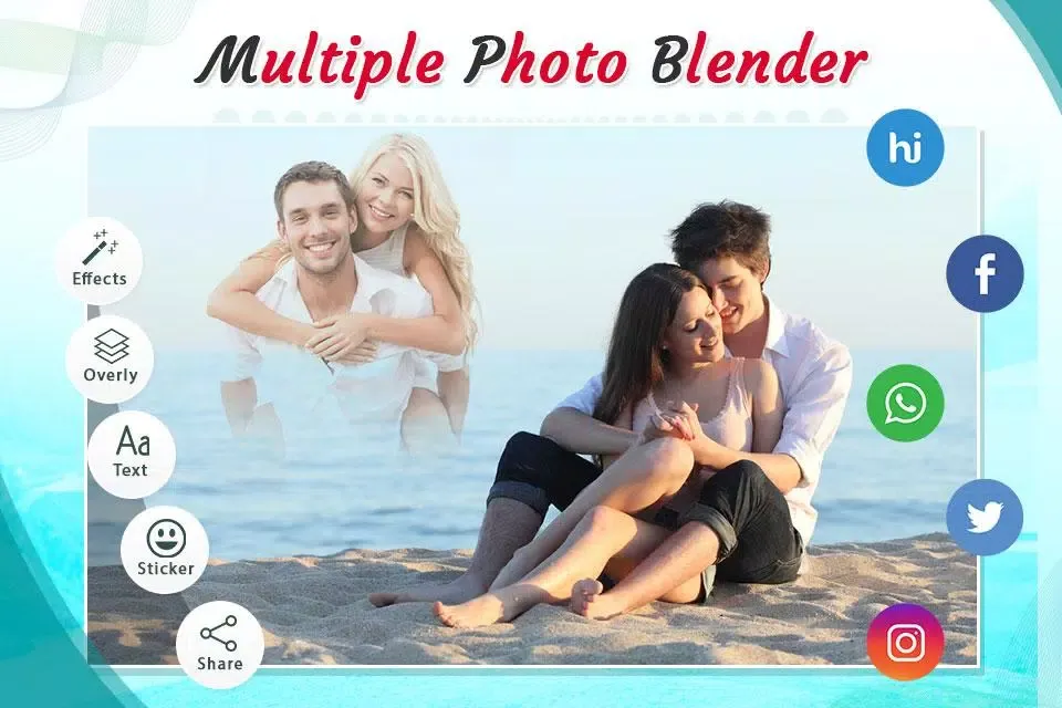 Скриншоты Multiple Photo Blenders – Double Exposure
