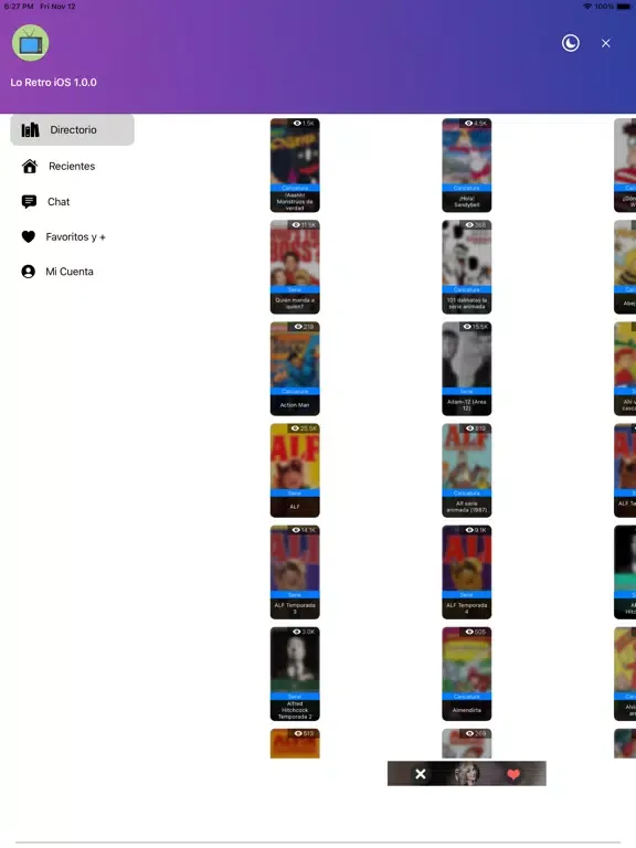 Lo Retro - Series 40s a 90s iPad  Screenshots