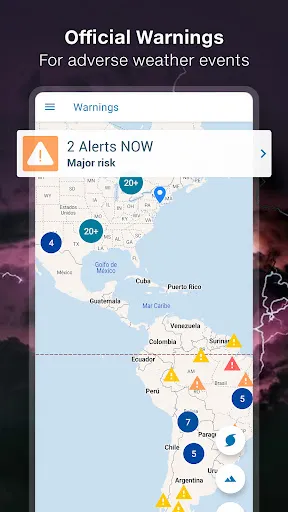 Weather - Meteored Pro News应用截图