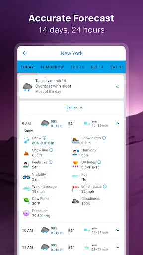 Weather - Meteored Pro News应用截图