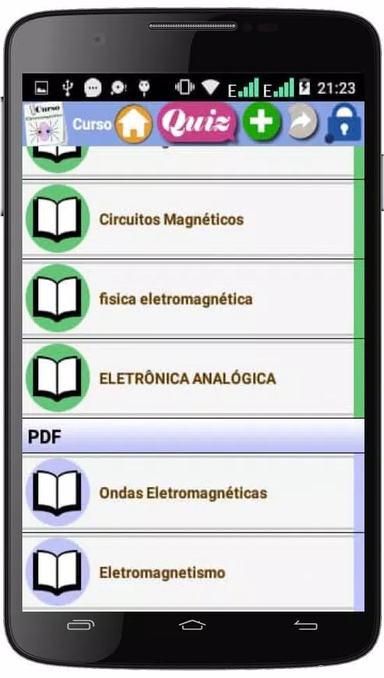 Curso eletromagnético (portugu Screenshots