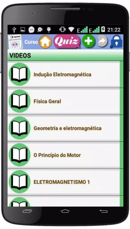 Curso eletromagnético (portugu Screenshots