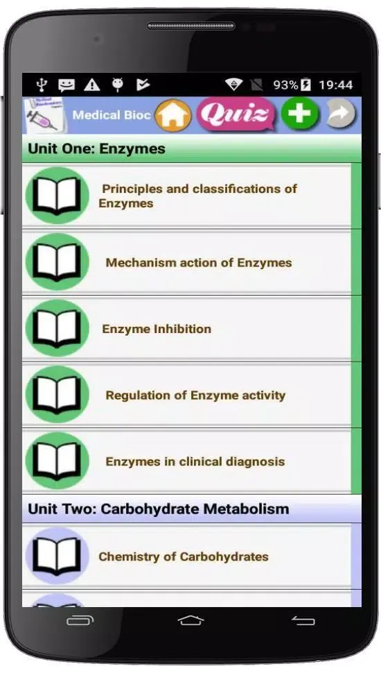 Medical Biochemistry course Screenshots