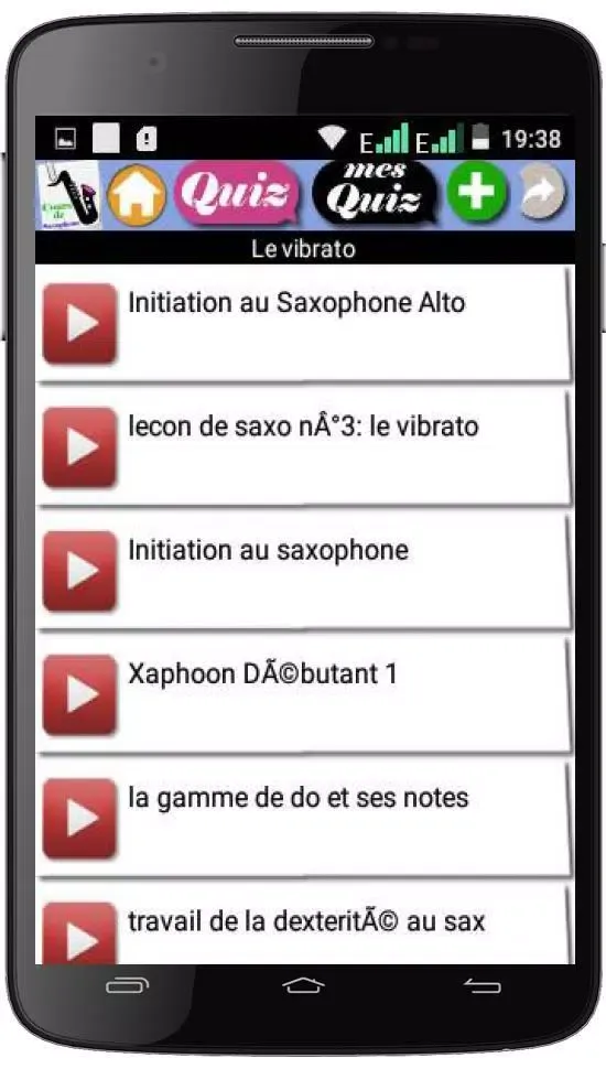 Cours de Saxophone Screenshots