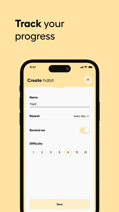 Take8: Daily habit tracker應用截圖