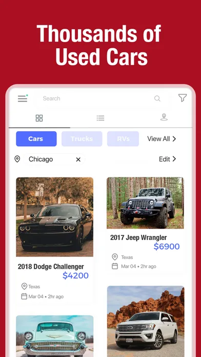 Capturas de tela do Used Cars. Buy or Sell.