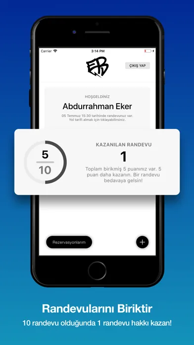Скриншоты Kuaför Emrah - Randevu Al