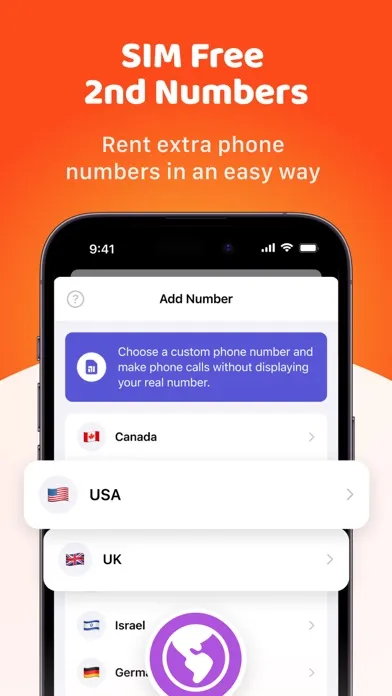 Zrzuty ekranu Second Phone - 2nd Line Number