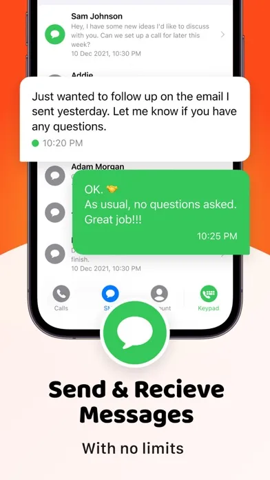 Zrzuty ekranu Second Phone - 2nd Line Number