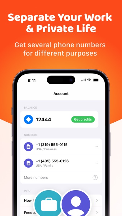 Second Phone - 2nd Line Number स्क्रीनशॉट