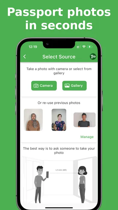 7ID: passport photos Ekran Görüntüleri