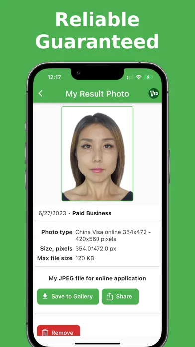 7ID: passport photos Ekran Görüntüleri