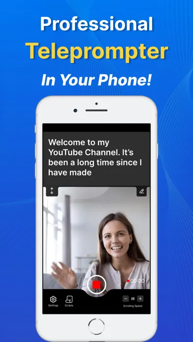 Ảnh chụp màn hình của Teleprompter - AI Captions App