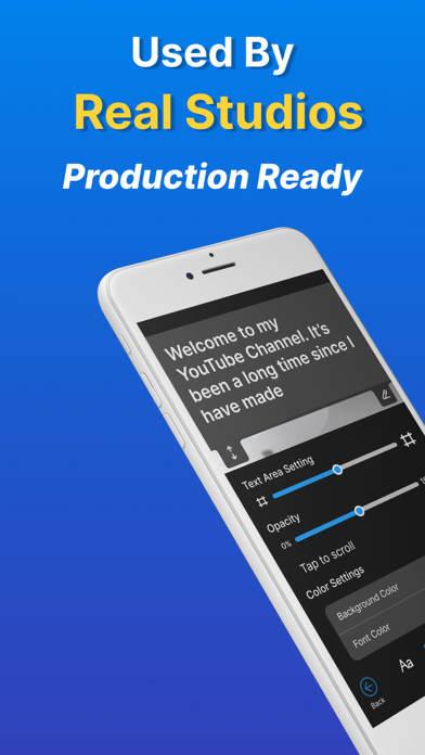 Tangkapan layar Teleprompter - AI Captions App