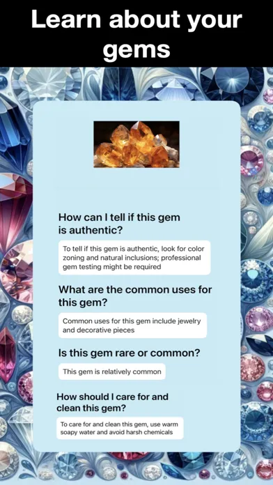 Ảnh chụp màn hình của Gem Identifier - Gemstone