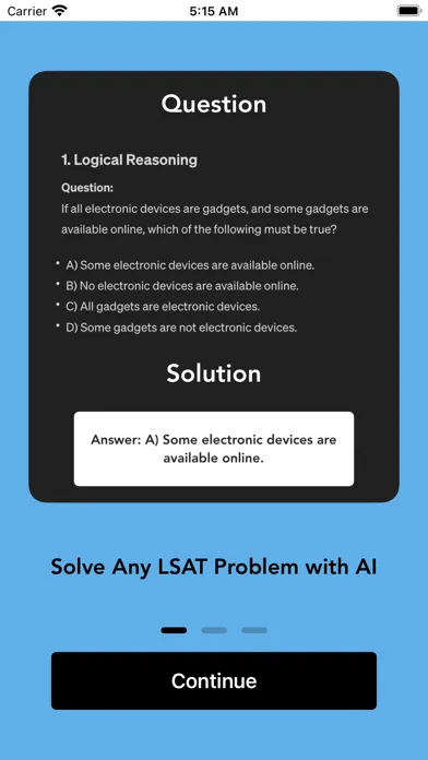 LSAT AI - Scan & Solve Prep应用截图