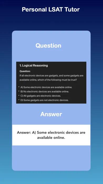 LSAT AI - Scan & Solve Prep应用截图