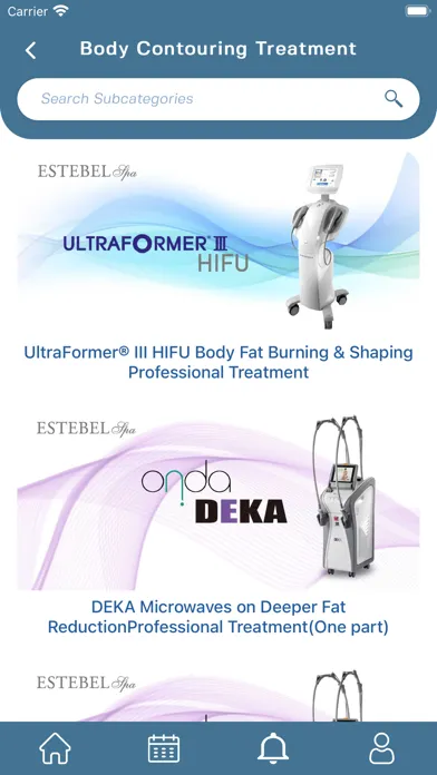 Zrzuty ekranu ESTEBEL Spa