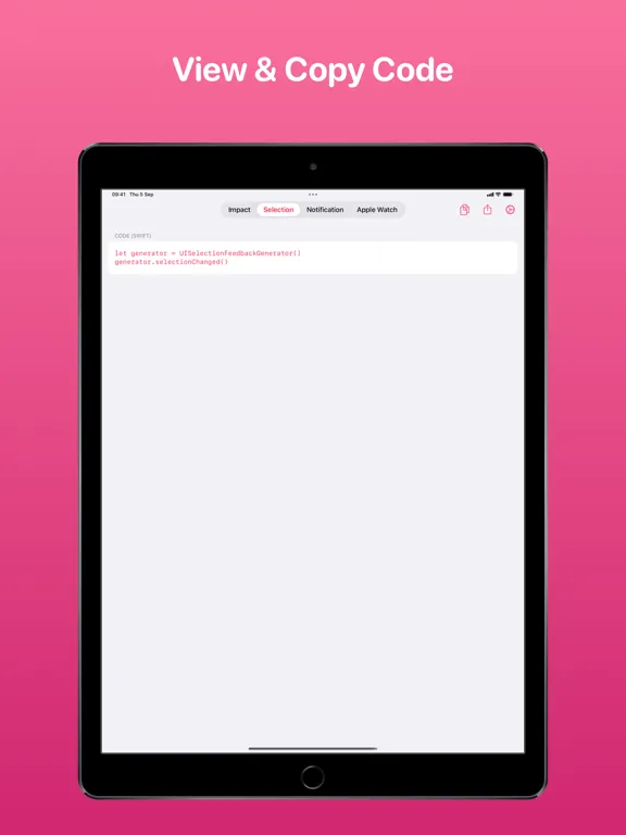 Screenshot di Haptics - Test Haptic Feedback iPad