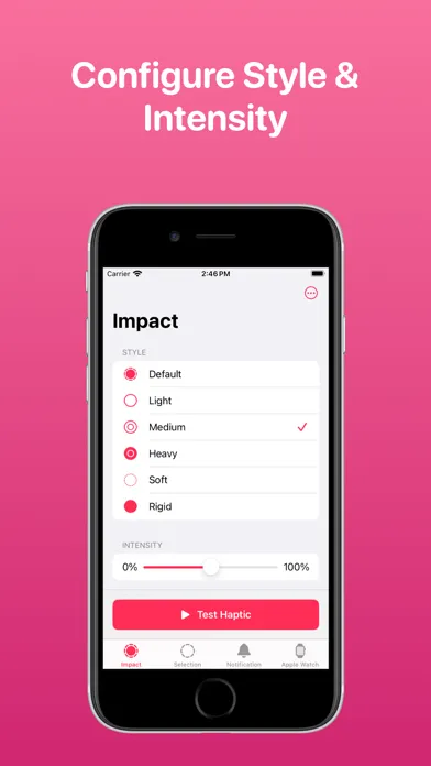 Screenshot di Haptics - Test Haptic Feedback