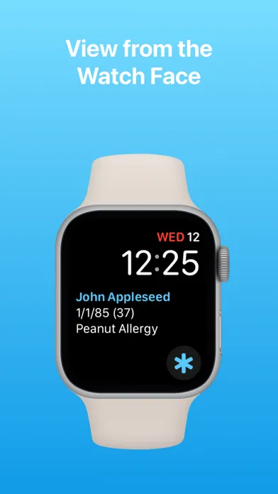 MediWear: Medical ID for Watch应用截图