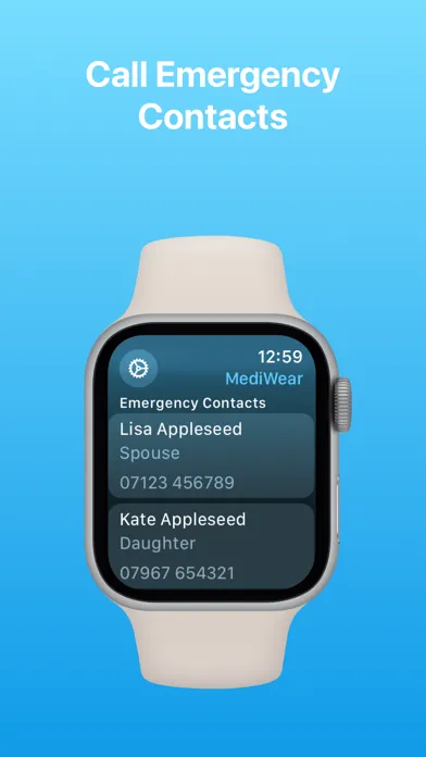 MediWear: Medical ID for Watch应用截图