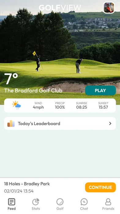 Zrzuty ekranu GolfView: GPS + Live Scoring