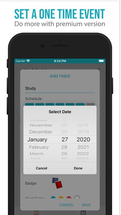 Screenshot di Daily - Habit Tracker