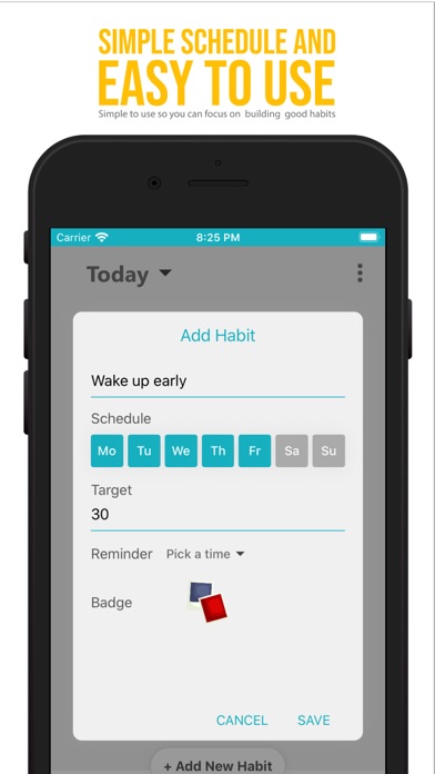 Screenshot di Daily - Habit Tracker