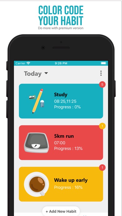 Screenshot di Daily - Habit Tracker