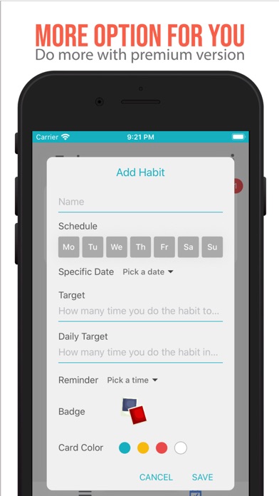 Screenshot di Daily - Habit Tracker
