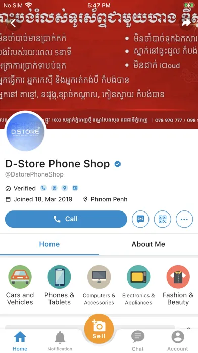 Screenshot di Khmer24