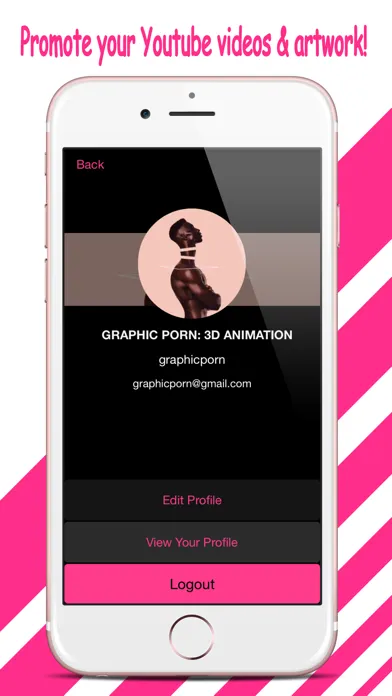 Muse for Youtube - Share Videos, Artwork, Portfolios, & Social Media All-in-One Place স্ক্রিনশট