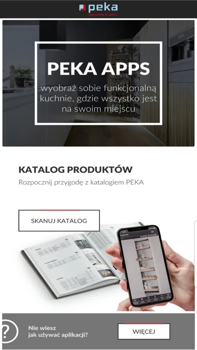 Screenshot di Peka apps