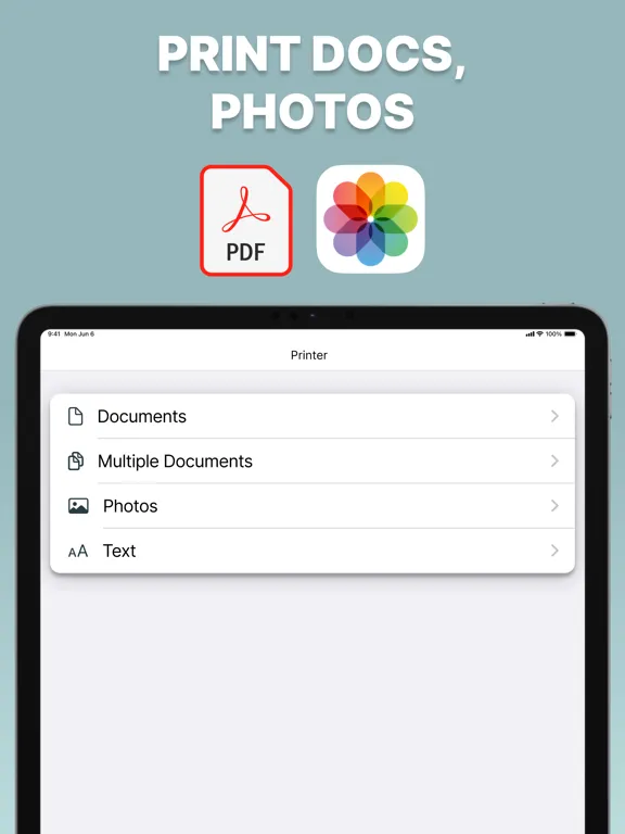 Print Documents iPad 应用截图