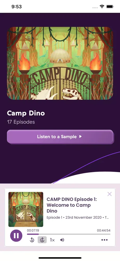 Purple Rocket Podcast Screenshots