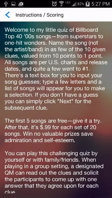Quiz Master’s '00s Music Quiz应用截图