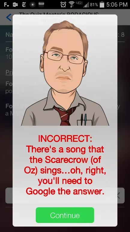 Quiz Master’s '00s Music Quiz应用截图