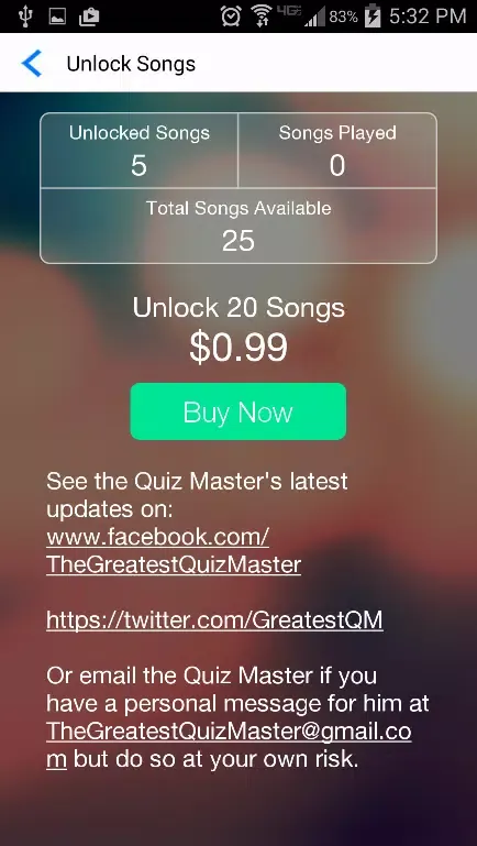 Quiz Master’s '00s Music Quiz应用截图