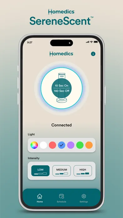 Homedics SereneScent স্ক্রিনশট