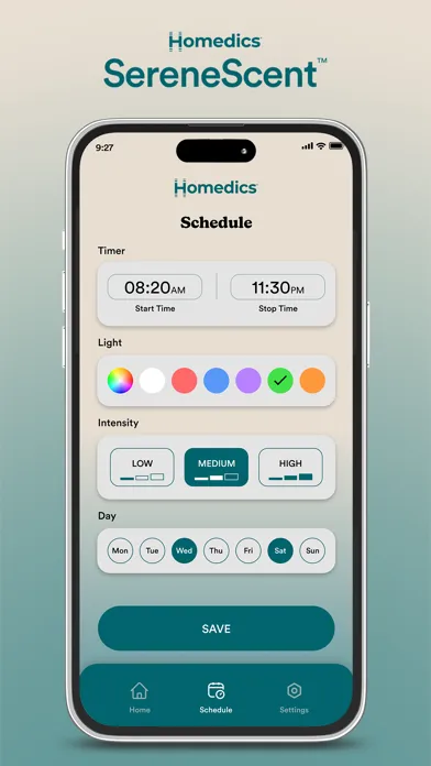 Homedics SereneScent স্ক্রিনশট