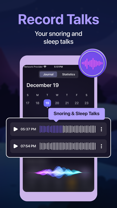 Capturas de pantalla de Sleep Tracker - Sleep Cycle®