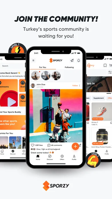 Capturas de pantalla de Sporzy ®: Find Sports Buddy