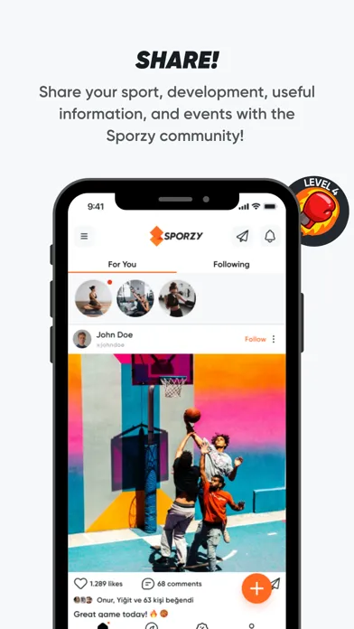 Capturas de pantalla de Sporzy ®: Find Sports Buddy