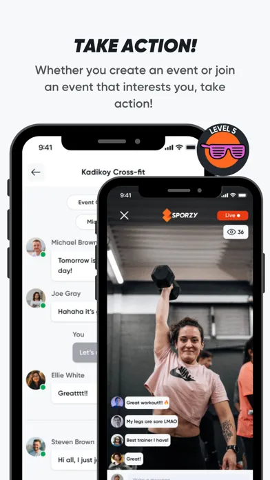 Capturas de pantalla de Sporzy ®: Find Sports Buddy
