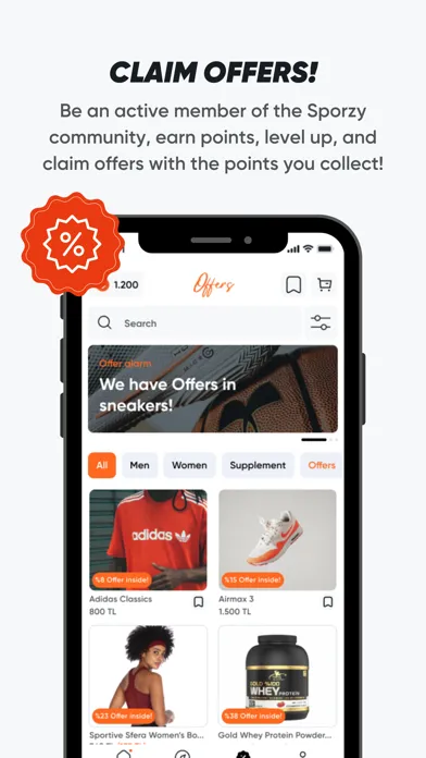 Capturas de pantalla de Sporzy ®: Find Sports Buddy