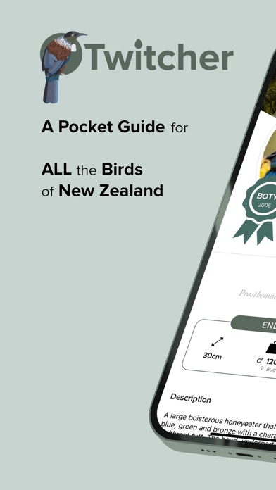 Twitcher: NZ Bird Watching App应用截图